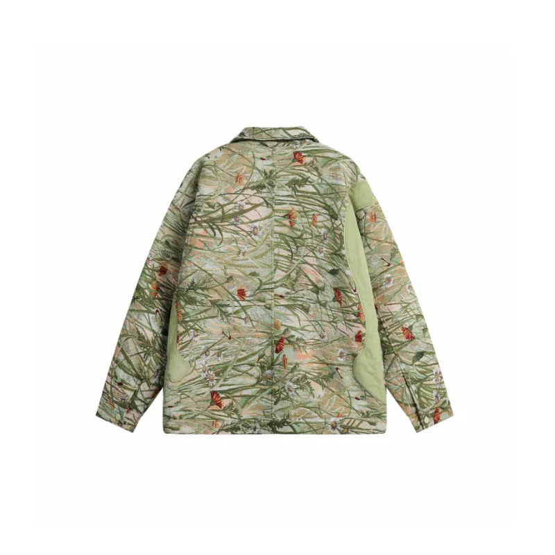 Retro Contrast Color Jacket-3
