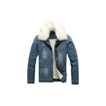 Casual Fashionable Washed Denim Jacket