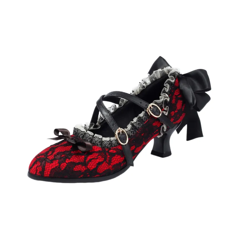 Retro Fashionable Mary Jane Shoes-0