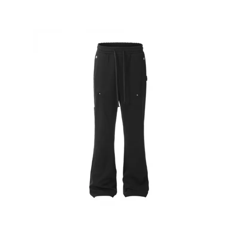 Retro Casual Pants Loose Knit Sweatpants-5