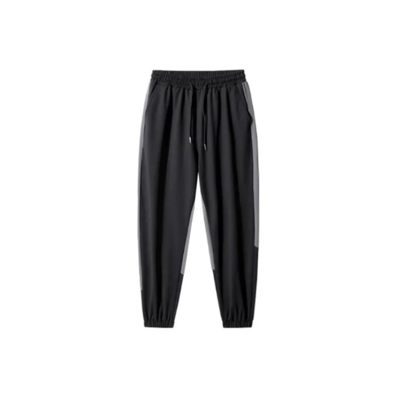 Pants Men's Plus Size Plus Size Spring And Autumn Loose All match Casual Trousers Trendy Fat Men Spring Elastic Sports Pants