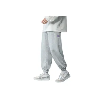 Casual Loose Cropped Ice Silk Pants