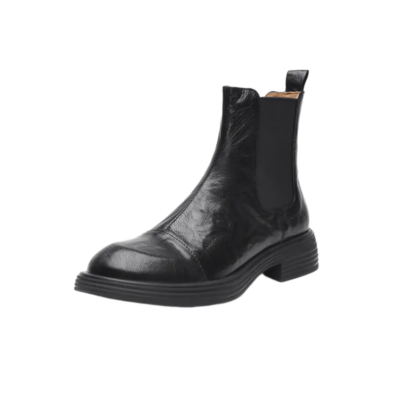 Simple Plain Chelsea Boot-5