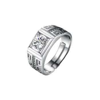 Elegant Stainless Steel Ring Man