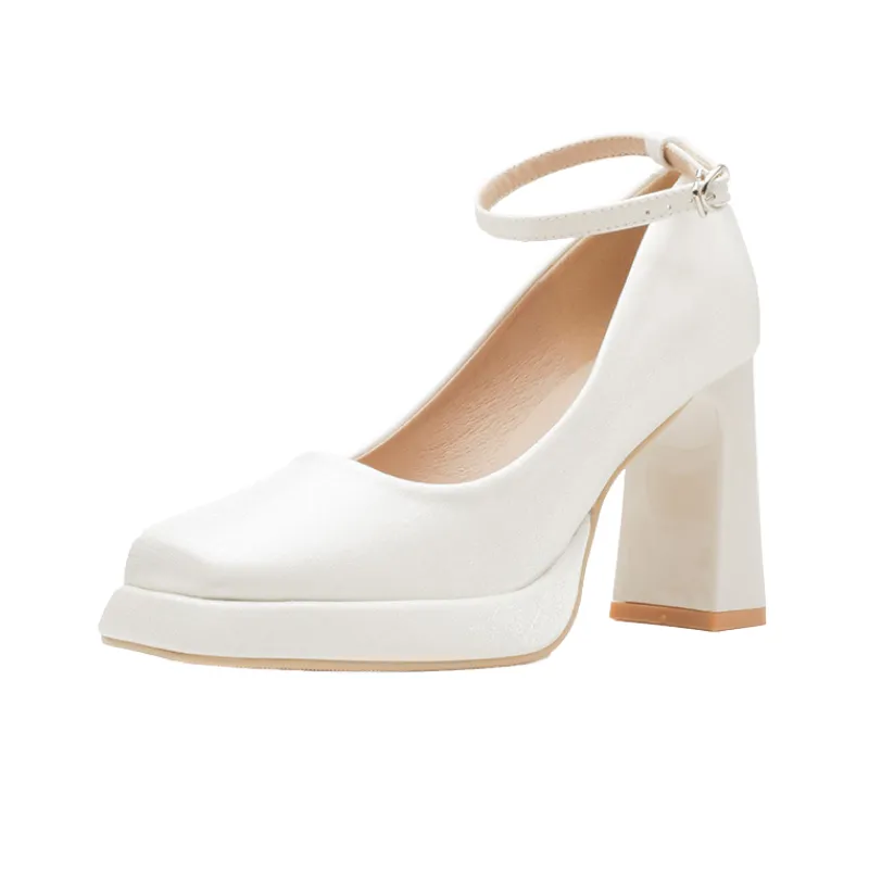 Fashionable Waterproof Mary Jane Shoes-3