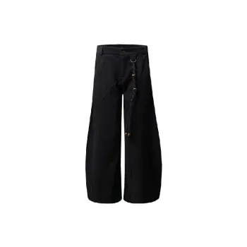 Street Simple Cotton Blended Fabric Casual Pants