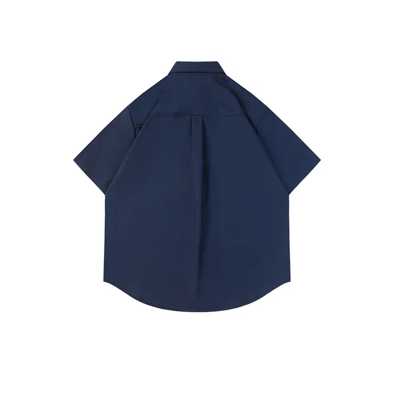 Comfortable Simple Letter Shirt-9