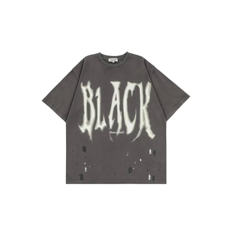 Loose Printed Street T Shirt-2