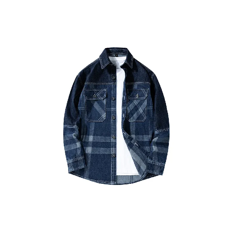 Fashionable Plaid Jacket-4