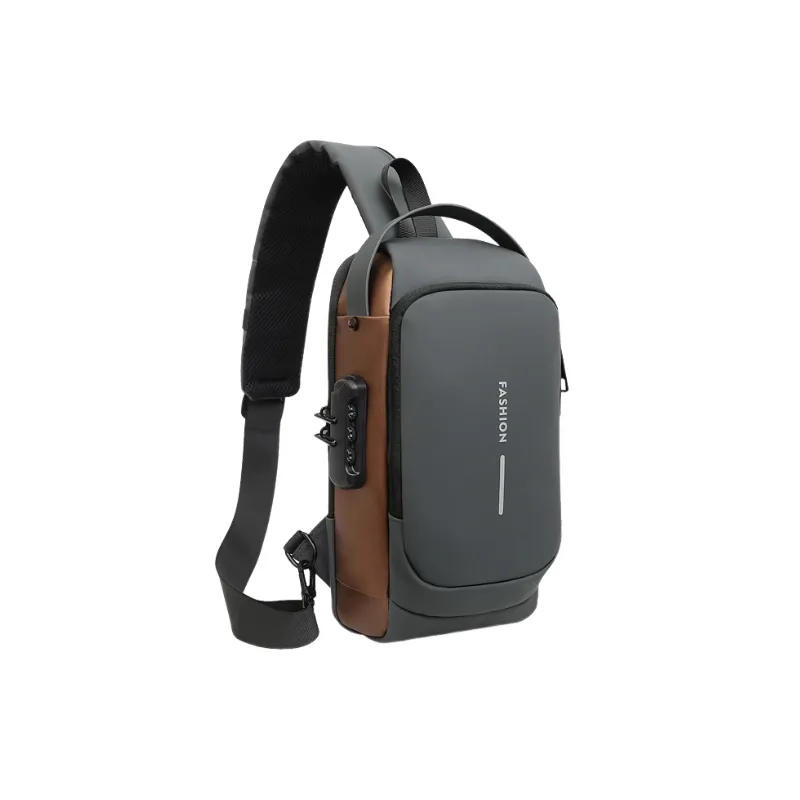 Sporty Plain Crossbody Bag-3