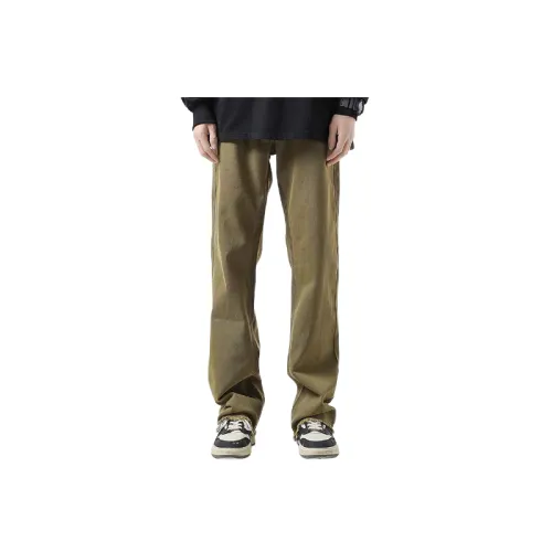 Simple Raw Hem Jeans