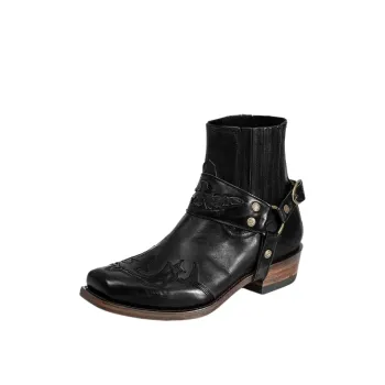 Retro Fashionable Mid Calf Boots