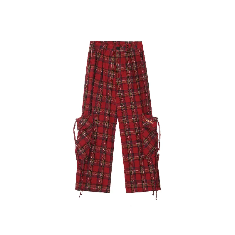 Retro Loose Cotton Casual Pants Women-0