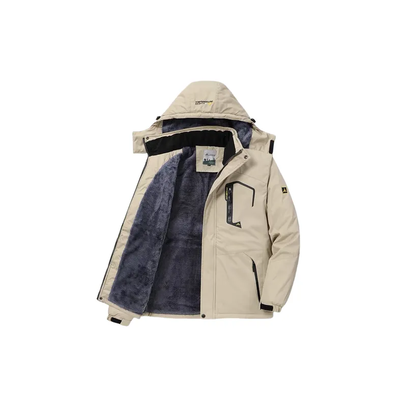 Retro Loose Blended Synthetic Fabrics Jacket-2