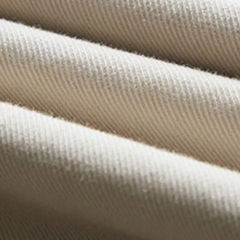 Simple Breathable Cotton Blended Fabric Casual Pants-2