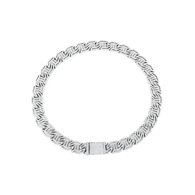Hip Hop Diamond Hollow Necklace