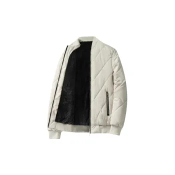Simple Warming Polyester Quilted Jacket