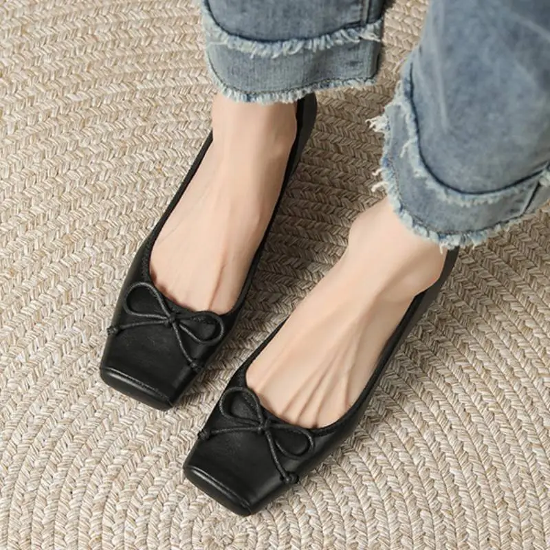 Casual Bow High Heels-5