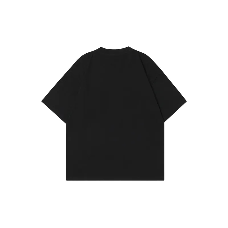 Retro Washed Round Neck T Shirt-2
