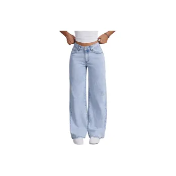 Casual Embroidered Jeans Women