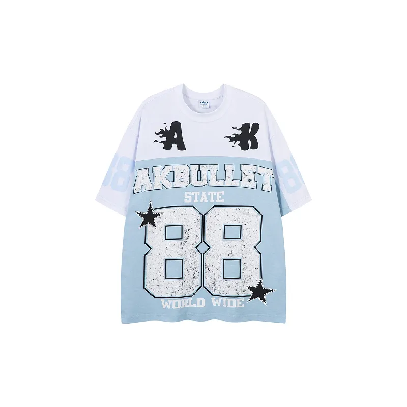 Retro Trendy Combed Cotton T-Shirt-4