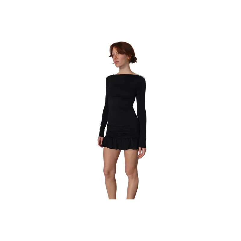 Fashionable Simple Milk Fiber Dress Women-2