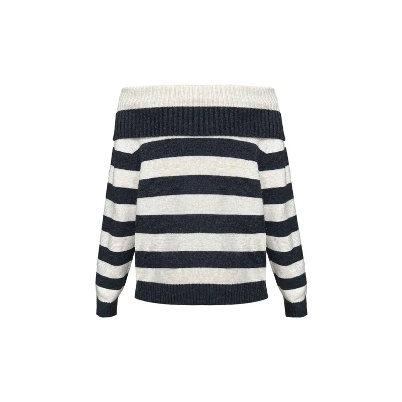 Simple Basics Lambswool Blend Yarn Sweater-1