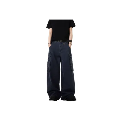 Retro Loose Straight Leg Cargo Pants