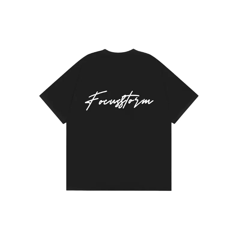 Fashion Letter 100% Cotton T Shirt-7