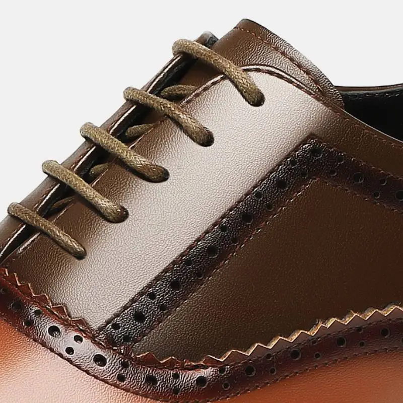 Business Contrast Color Dress Shoes-4