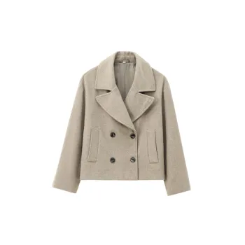 Simple Basics Wool Coat Women