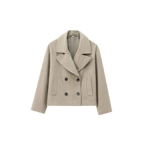 Simple Basics Wool Coat Women