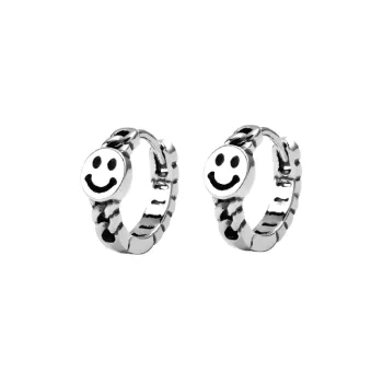 Retro Smiley Face Earrings