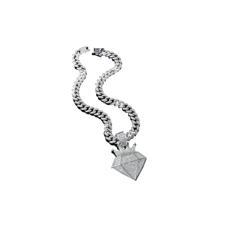 Crown Pendant Necklace-0