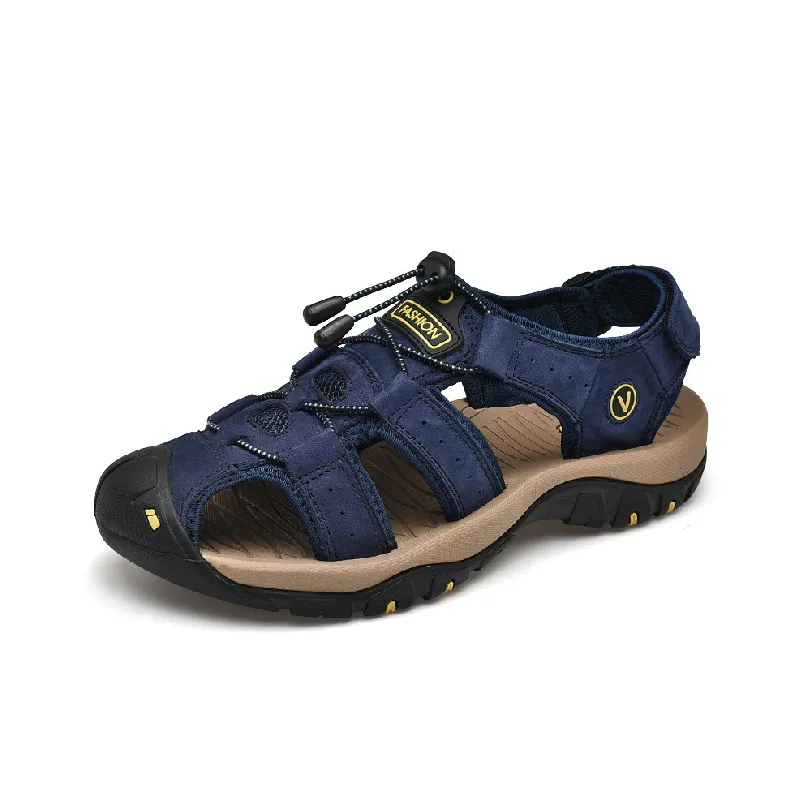 Casual Plain Beach Sandals-7
