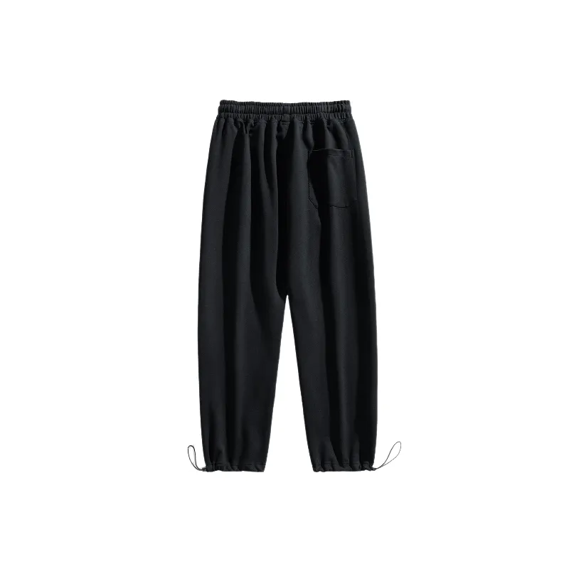 Fashionable Loose Cotton Blended Fabric Casual Pants-3
