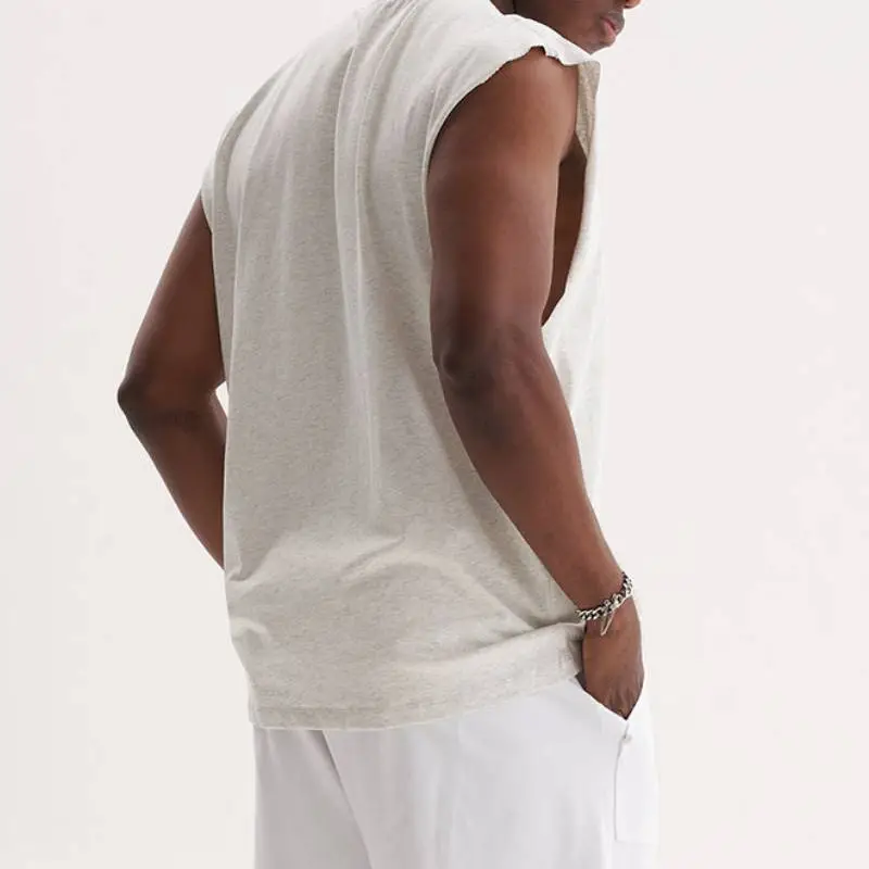 Street Casual Cotton Vest-5
