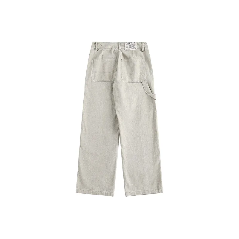 Simple Fashionable Chenille Casual Pants-3