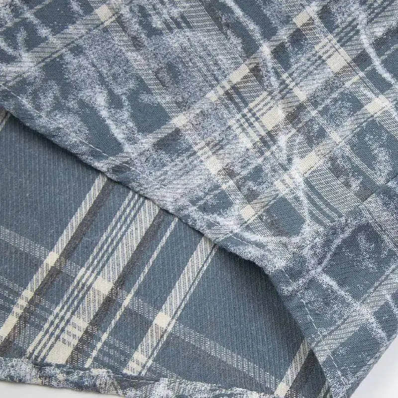 Casual Loose Cotton Blended Fabric Shirt-3