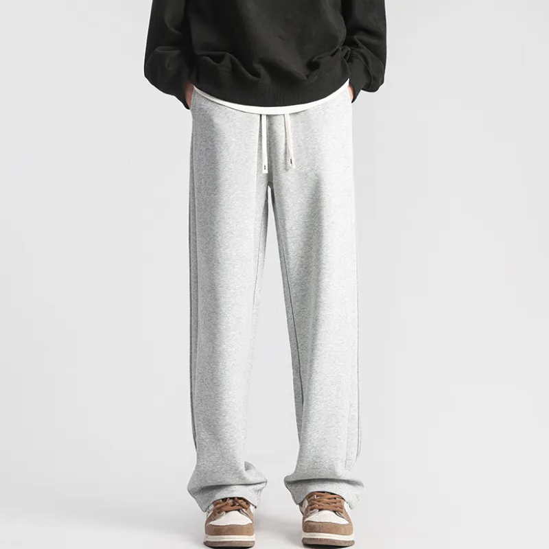 Fashionable Plain Casual Pants-5