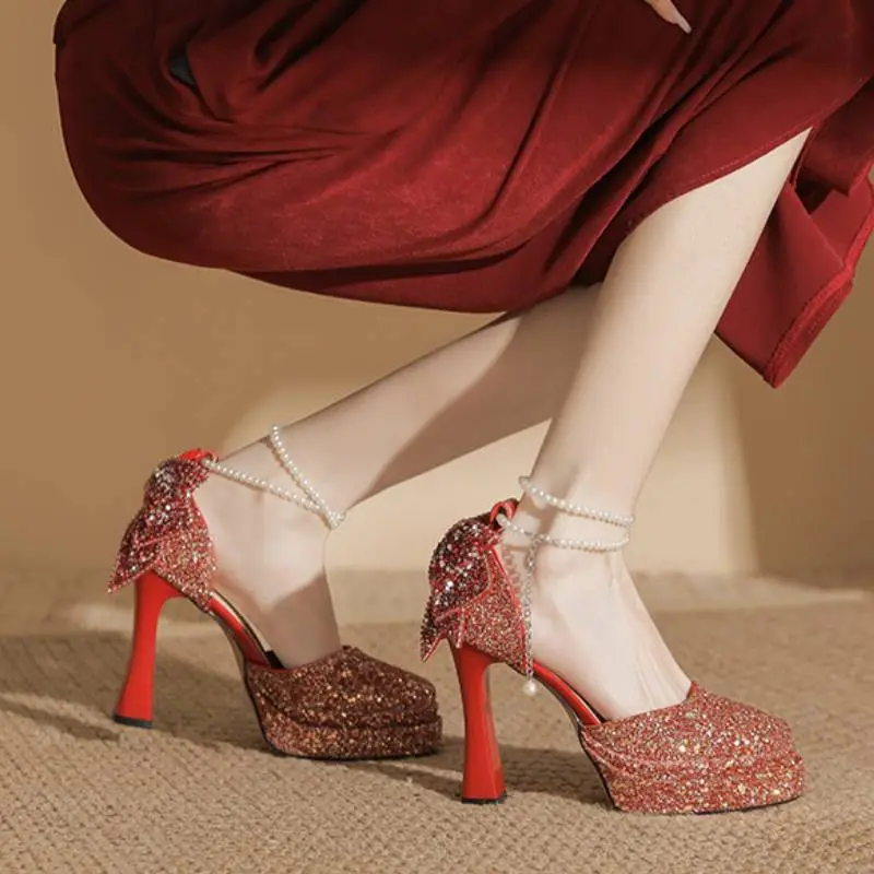 Casual Waterproof High Heels-5