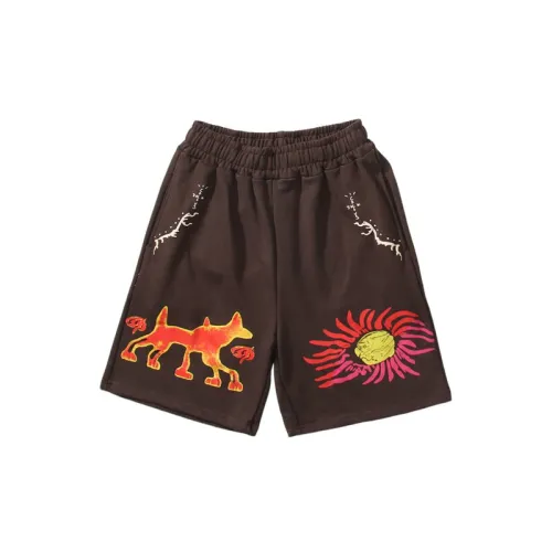 Hip Hop Casual Sports Abstract Terry Shorts