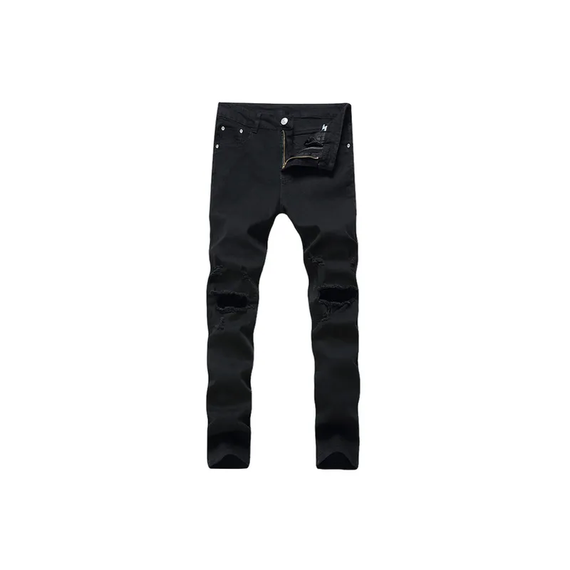 Basics Ripped Jeans-0