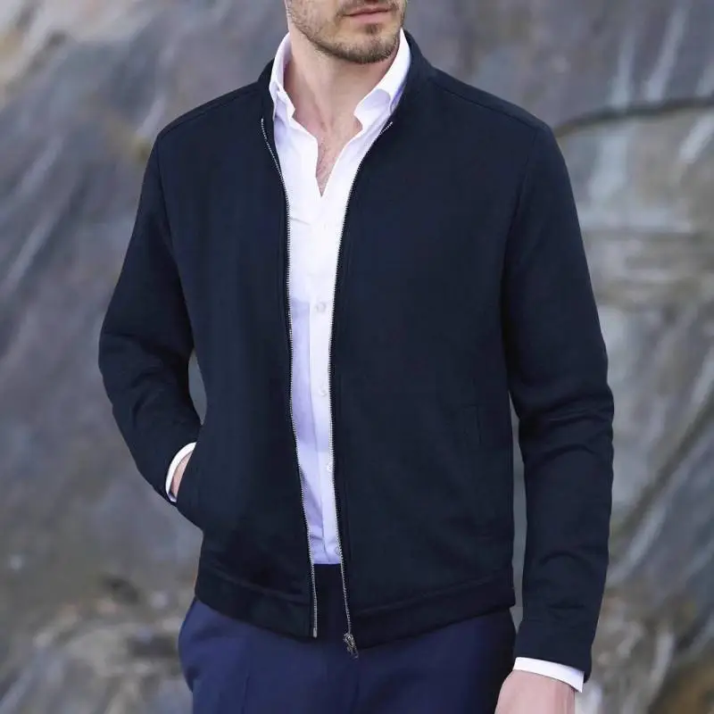 Casual Fashionable Blended Synthetic Fabrics Jacket-7