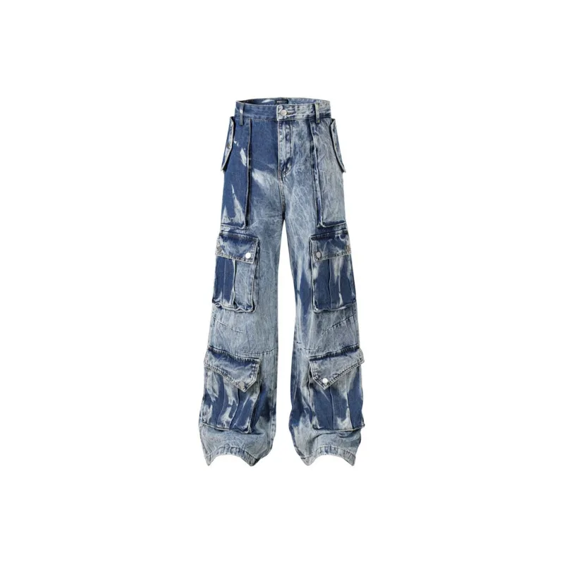 Casual Retro Cargo Pants-4