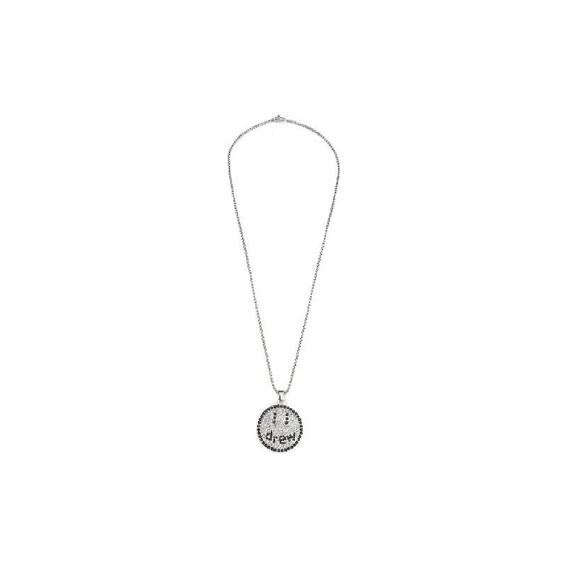 Trendy Smiley Face Pendant Necklace-0
