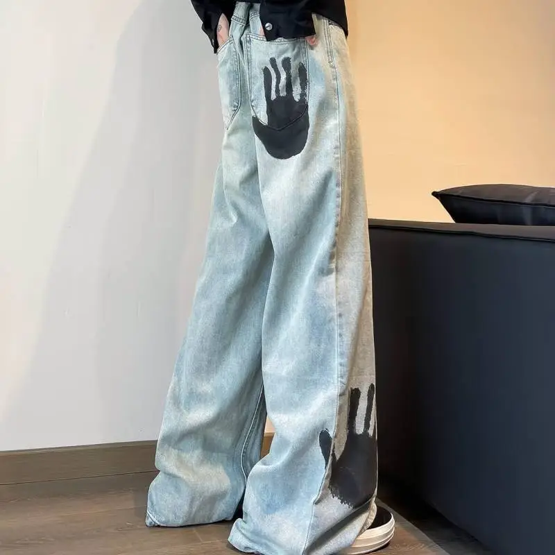 Fashionable Loose Jeans-2