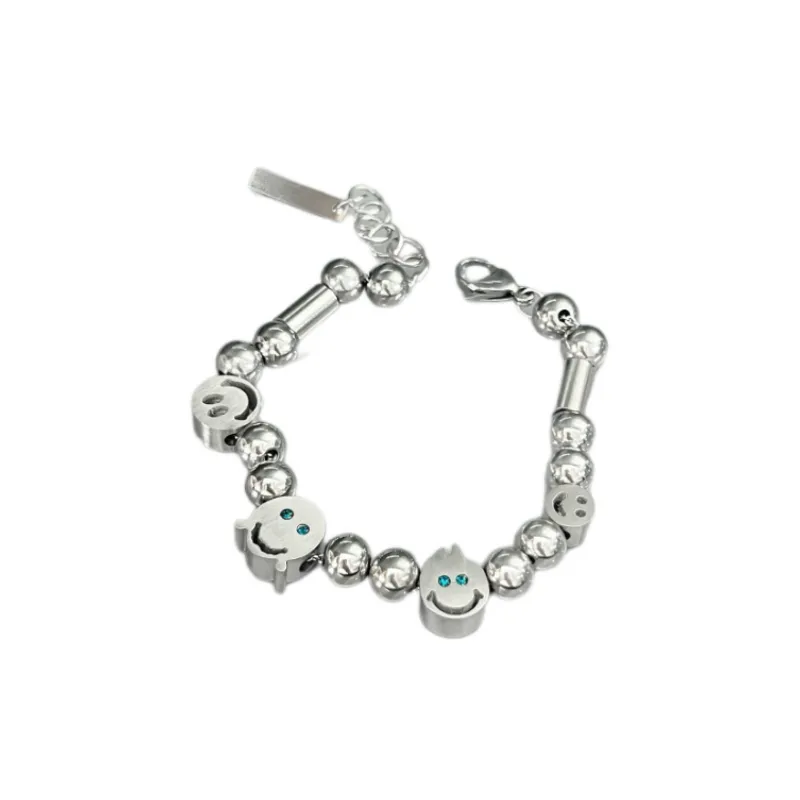 Hip Hop Smiley Face Bracelet-0