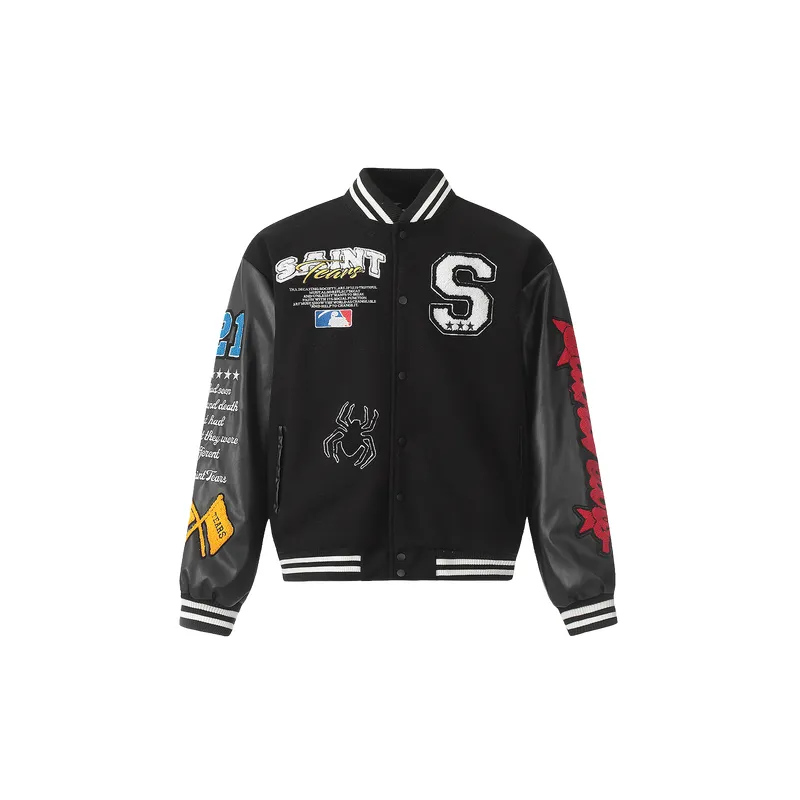 Embroidery Casual Baseball Jersey-0