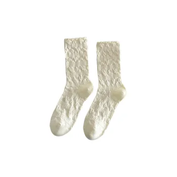 Funky Softness Cotton Mid Calf Sock